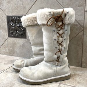 UGG Tall cream boots size 7